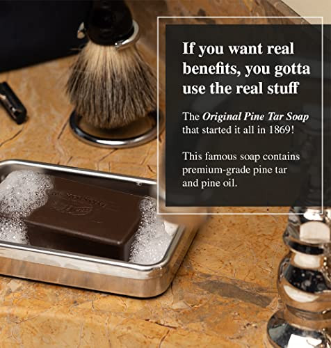 Packer S Pine Tar Soap Bar For Men And Women Original Body And Face Soap With Natural Pine Tar And Pine Oils Soothes Eczema Psoriasis And