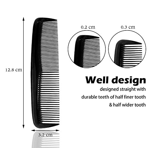 Soft N Style Hair Care 4 Pack Comb Not Breakable Mens Comb Fine Tooth Comb Peines Para Cabello