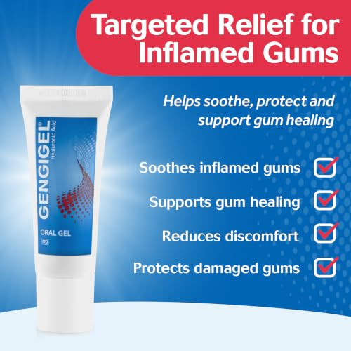 Gengigel Hyaluronic Acid Oral Gel For Mouth And Gum Discomfort 20Ml