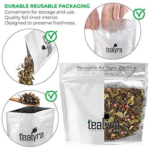Tealyra White Champagne Loose Leaf White Tea 100G 3.5 Oz