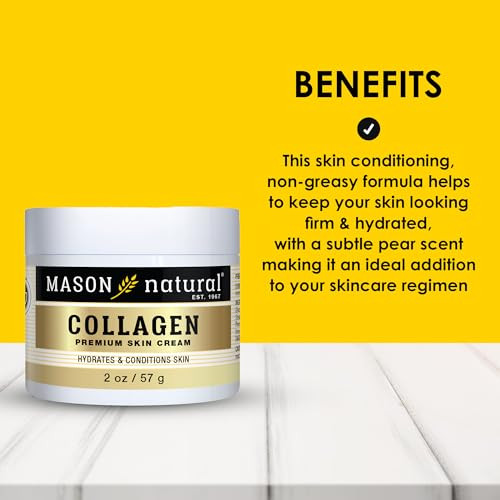 Mason Natural Collagen Anti Aging Face And Body Cream Pear Scent 2 Oz 3 Pk