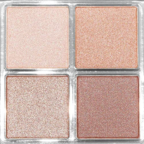 Palladio Eyeshadow Quads Velvety Pigmented Blendable Matte Metallic And Shimmer Finishes Creamy Formula Four Way Quad Eye Shadow Palette
