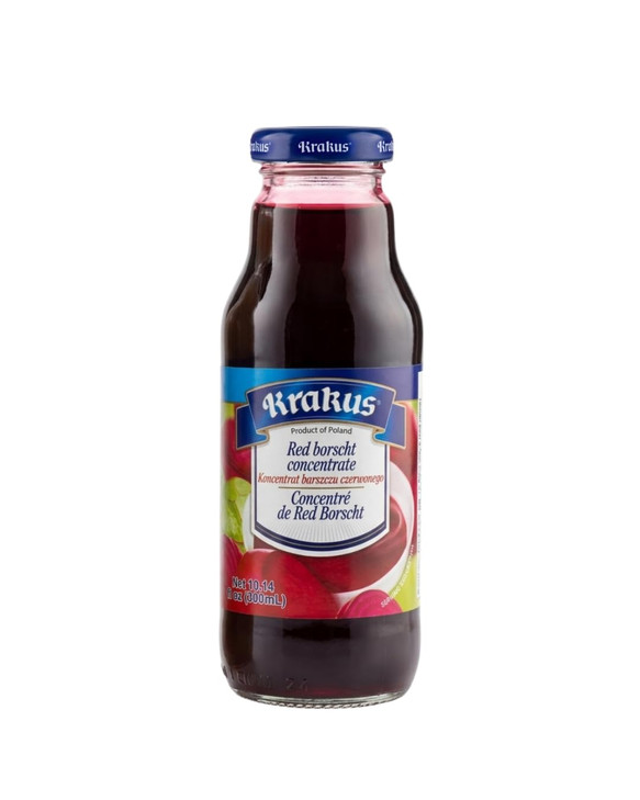 Krakus Red Borscht Concentrate 10.14 Fl.Oz 300 Ml 2 Pack Koncentrat Barszczu Czerwonego Made In Poland. Traditional Poland Christmas Soup