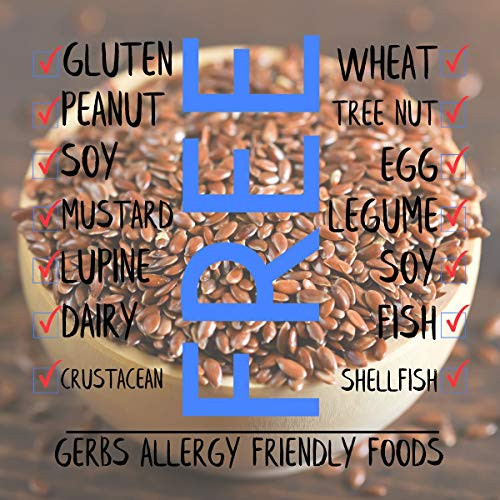 Gerbs Raw Brown Flax Seeds 2 Lbs