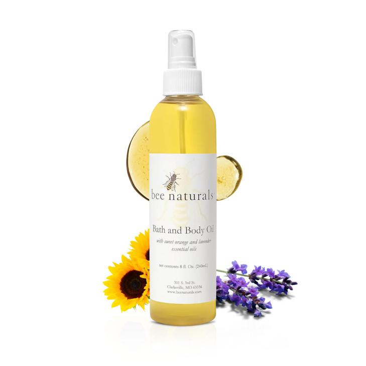 Bee Naturals Bath And Body Oil 8 Fl Oz