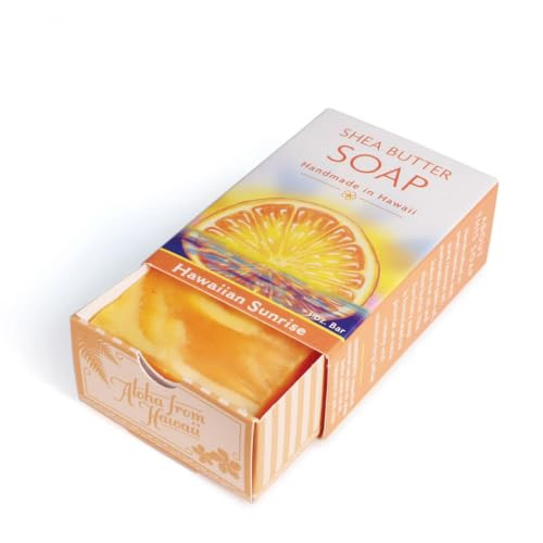 Island Soap And Candle Works Hawaiian Sunrise Shea Butter Soap 3 Ounce