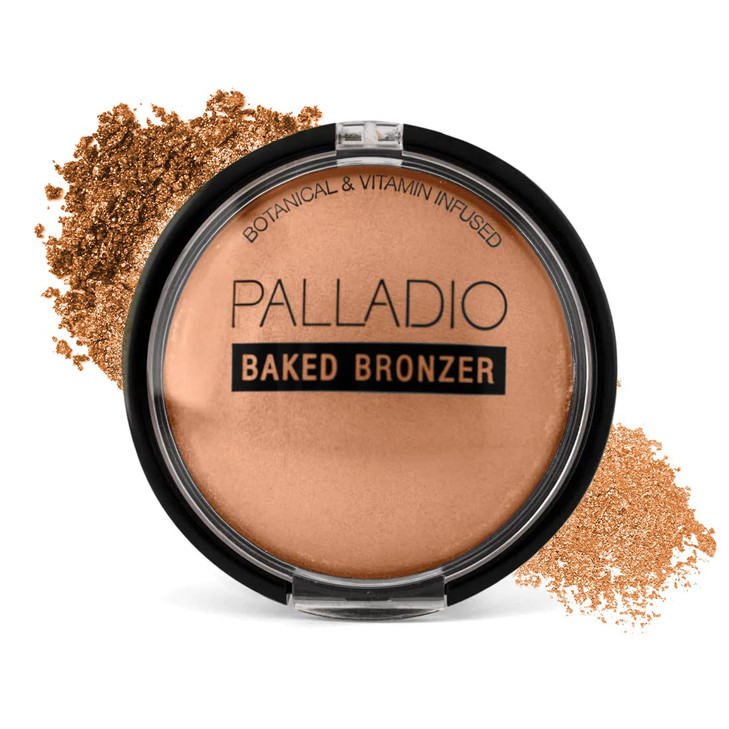 Palladio Baked Bronzer, Pacific Tan, 0.35 Ounce (Pack of 1)
