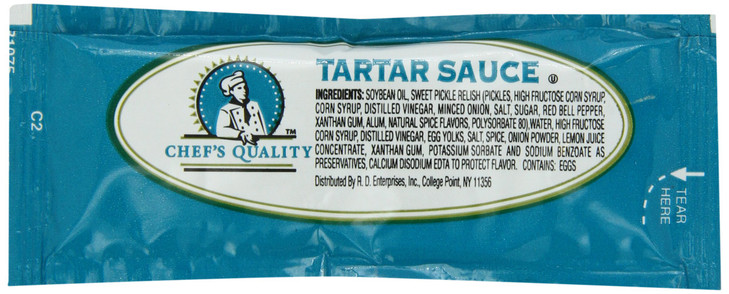 Chef S Quality Tartar Sauce 200 Count