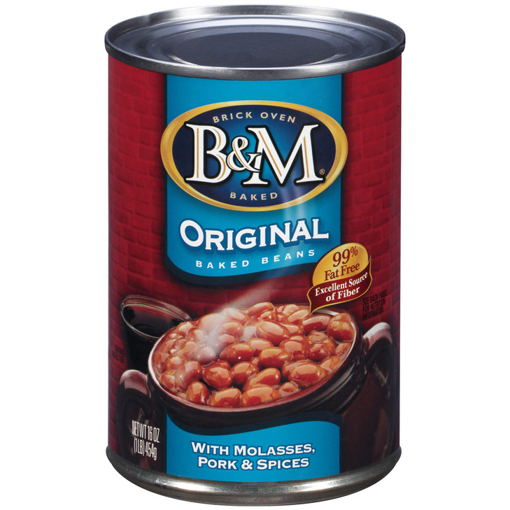 B And M Baked Beans Original Flavor 16 Ounce Pack Of 12