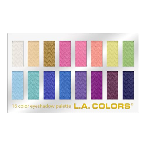 L.A. Colors 16 Color Haute Eyeshadow Palette Haute C74202B