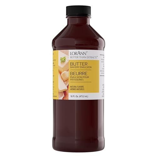 Lorann Oils Butter Bakery Emulsion True Butter Flavor Ideal For Enhancing Rich Dairy Notes In Baked Goods Gluten Free Keto Friendly Butter