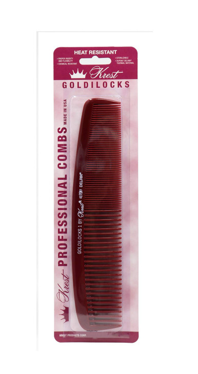 8 1 Per 2 Inch Krest Goldilocks G1 Heat Resistant Hair Combs. Round Master Waver 1Pc