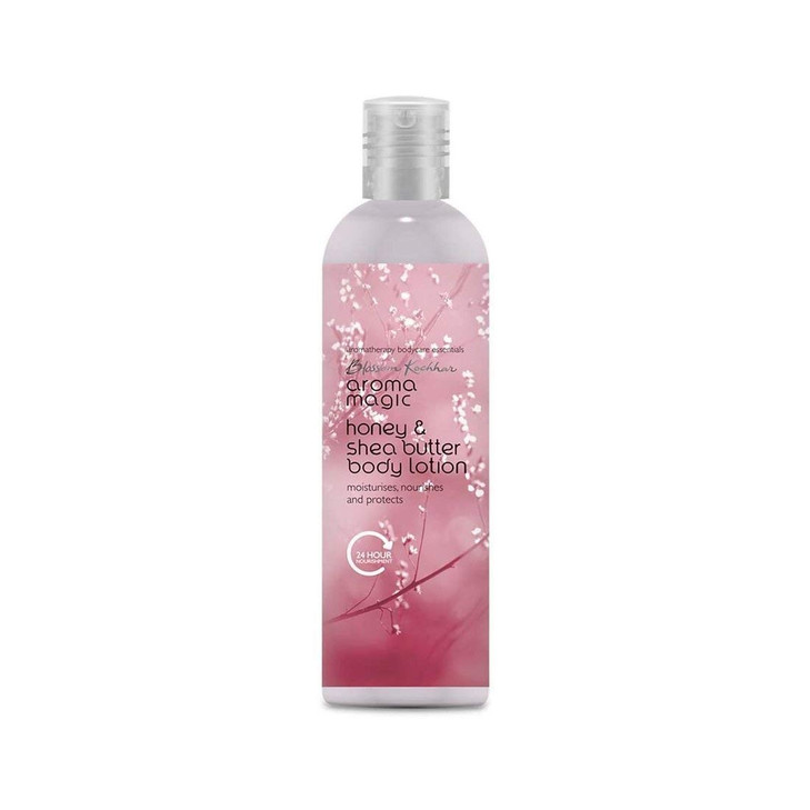 Aroma Magic Honey And Shea Butter Body Lotion With Spf 25 Long Lasting Nourishment Protects From Sun Damage Reveals Smooth And Supple Skin