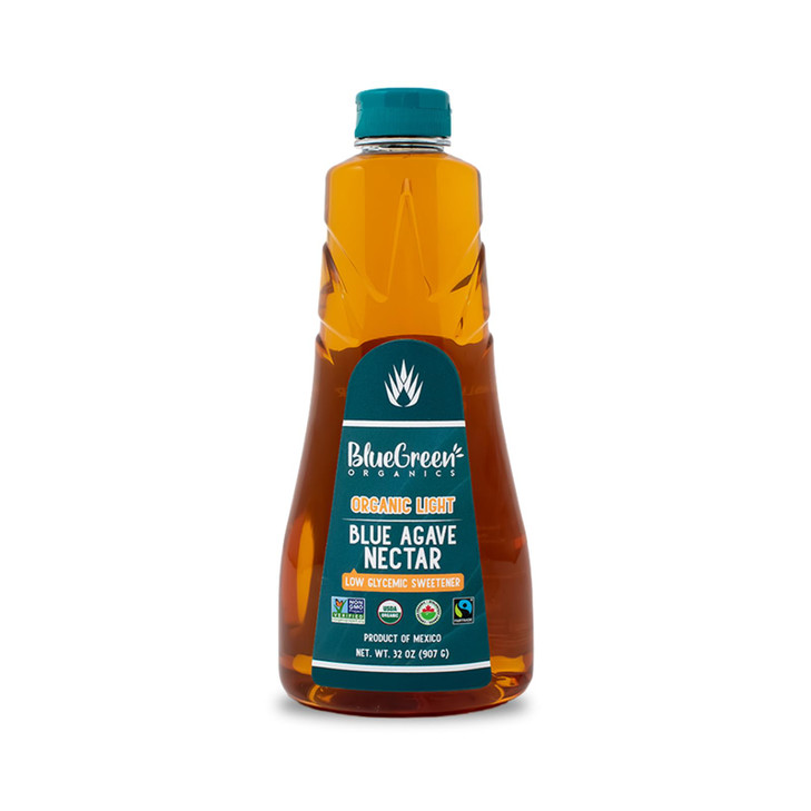 Blue Green Organics 32 Oz Light Blue Agave Usda Organic Natural Sweetener
