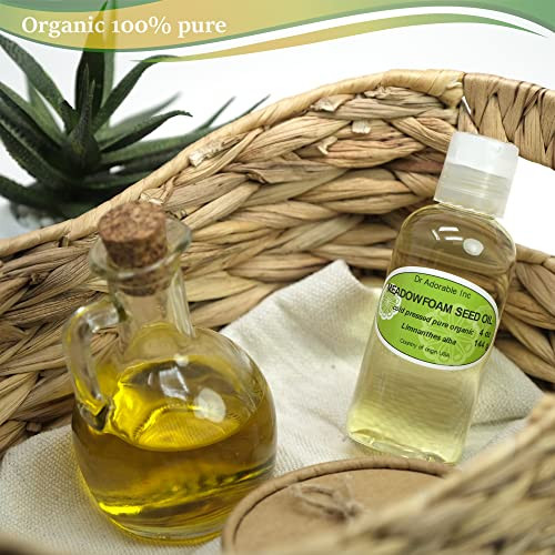 Dr Adorable 4 Oz Meadowfoam Seed Oil 100 Percent Pure Natural Organic Cold Pressed