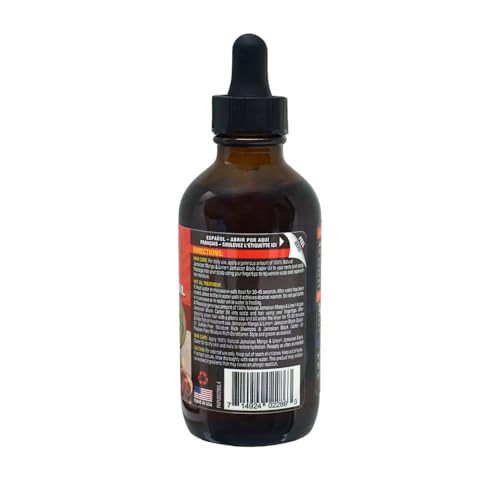 Jamaican Mango And Lime Black Castor Oil Hair And Scalp Oil For Locs Braids Twists And Natural Hair Strengthens Moisturizes And Promotes