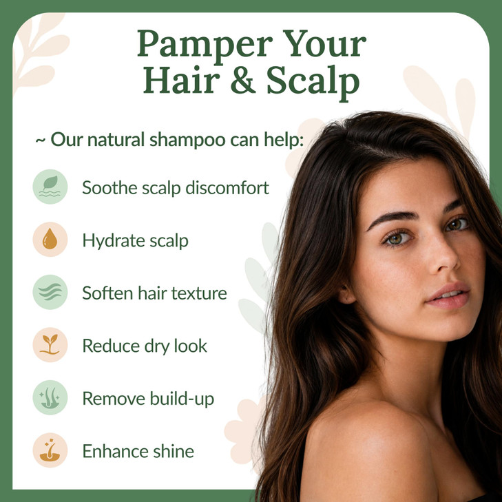 Wild Naturals Eczema And Psoriasis Shampoo Anti Dandruff Relief For Dry Itchy Scalp Hypoallergenic Fragrance Free Formula For Sensitive