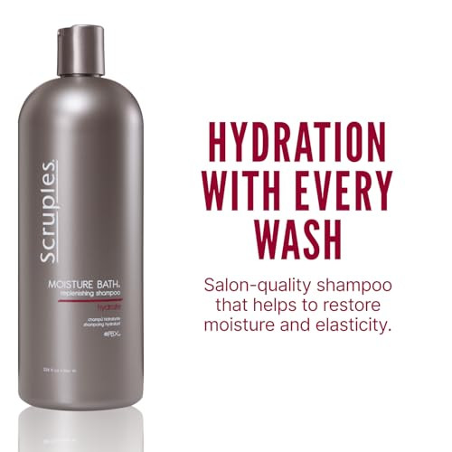 Scruples Moisture Bath Hair Shampoo For Men And Women Moisturizing Shampoo For Dry Brittle And Coarse Hair