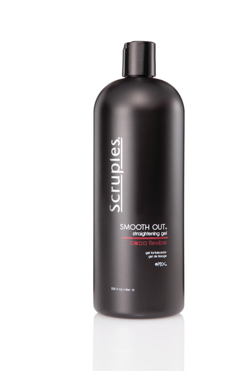 Scruples Smooth Out Hair Straightening Gel 33.8 Fl Oz Shine Enhancing And Smoothing Frizz Control Styling Solution For Women And Men With