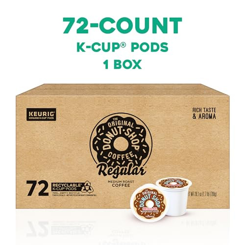 The Original Donut Shop Regular K Cup Pods 72 Count