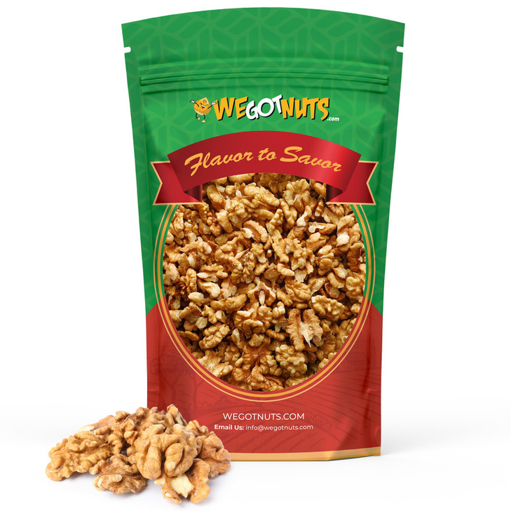 California Raw Walnuts 3 Pounds Resealable Package Fresh No Shell Unsalted All Natural Dry Halves And Chopped Pieces For Snacking Kids