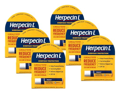 Herpecin L Lip Protectant Spf 30 0.10 Oz Pack Of 6