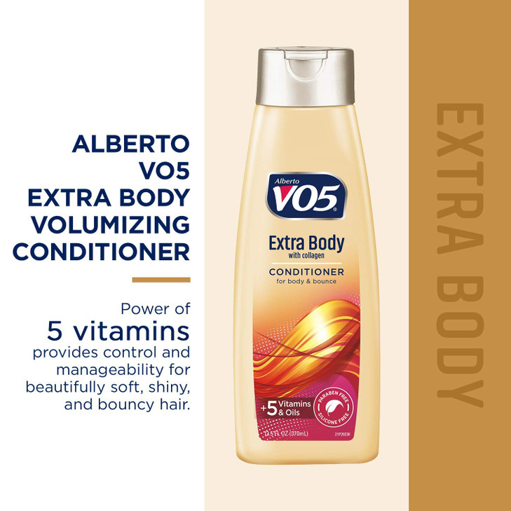 Alberto Vo5 Extra Body Volumizing Conditioner 12.5 Fl Oz Keep Your Hair Looking And Feeling Gorgeou