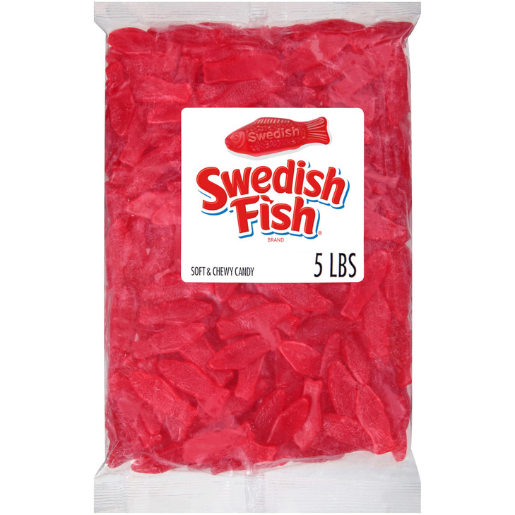 Swedish Fish Soft And Chewy Gummy Candy Bulk Candy 5 Lb