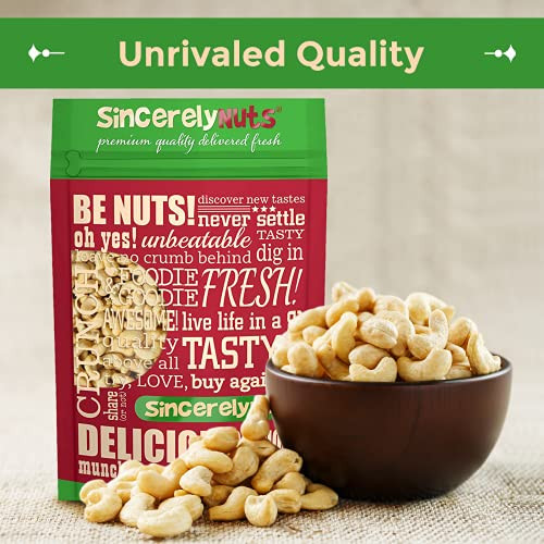 Sincerely Nuts Raw Cashews Whole And Unsalted Healthy Snack Source Of Protein Keto And Paleo Friendly Gourmet Quality Vegan Cashew Nuts 5 Lb