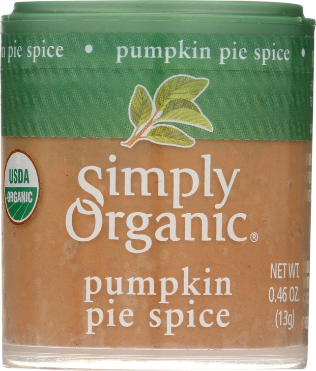 Simply Organic Pumpkin Pie Spice Certified Organic Kosher Mini Spices 0.46 Ounce Pack Of 1