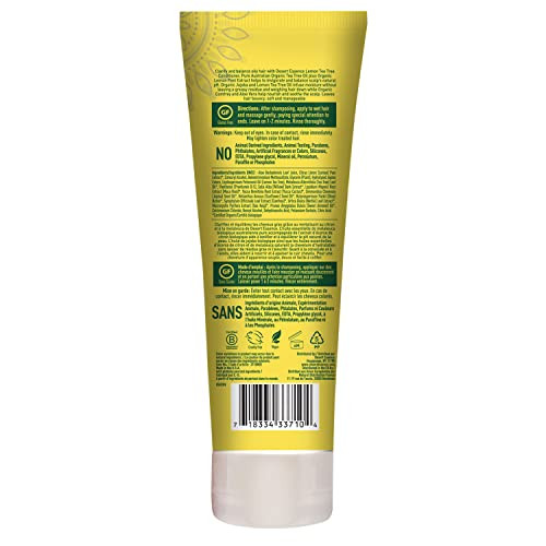 Desert Essence Conditioner, Lemon Tea Tree, Clarifying Provitamin B5, Organic Lemon Peel Extract & Nourishing Aloe - Purifying, Moisturizing, Soothin