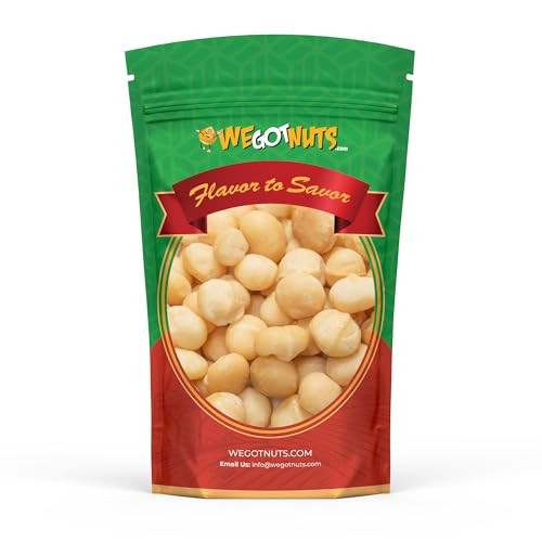 Raw Deluxe Macadamia Nuts 2 Lbs Shelled And Unsalted Premium Quality Kosher Raw Macadamia Nut Snack Pack By We Got Nuts Natural Gourmet