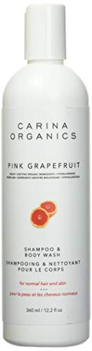 Carina Organics Pink Grapefruit Shampoo And Body Wash