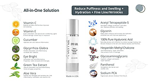 Vernal Anti Wrinkle Eye Cream Eye Serum Under Eye Brightener Made In Usa