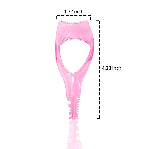 Renext 1 Piece Magic Useful Cosmetic Mascara Eyelash Comb Applicator Helper Guide Card Tool