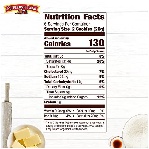 Pepperidge Farm Dublin Shortbread Cookies 5.5 Oz Bag