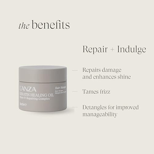 L Anza Keratin Healing Oil Hair Oil Intensive Hair Mask For Damaged Hair