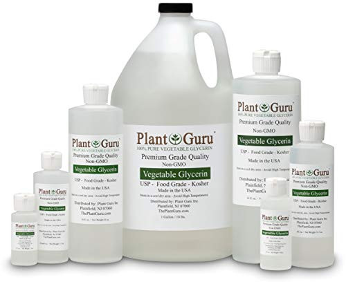 Vegetable Glycerine/Glycerin 16 oz. USP Food Grade Kosher - Great for Skin, Hair, Face, Body, Crafts and DIY Soap Making.