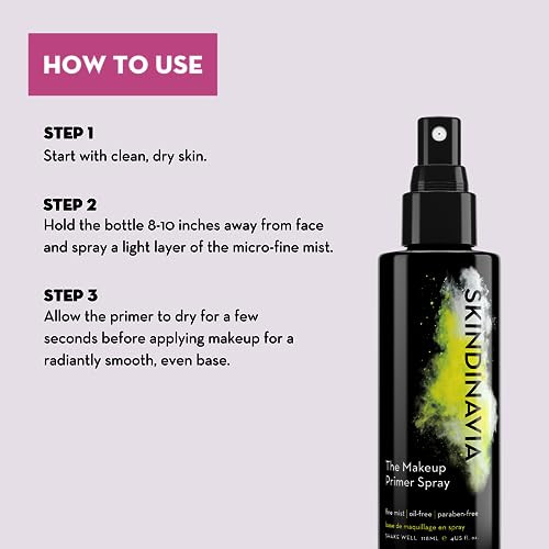 Skindinavia The Makeup Primer Spray Oil Control Spray On Mattifying Base