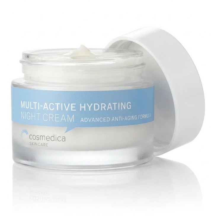 Cosmedica Hydrating Night Cream Anti Aging Face And Neck Moisturizer 2Oz