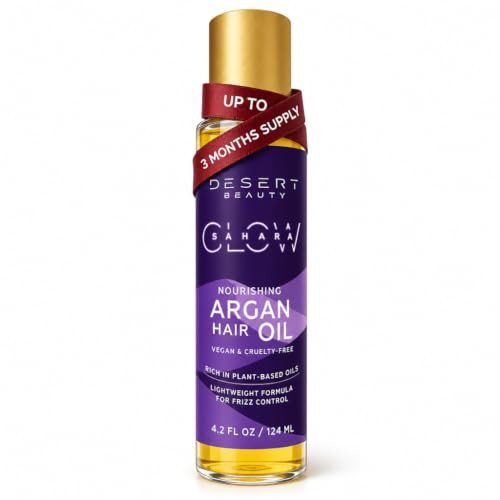 Desert Beauty Argan Hair Oil 4Oz Hydrating Leave In Treatment