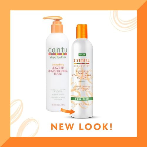 Cantu Smoothing Leave-In Conditioning Lotion with Shea Butter, 10 Ounce