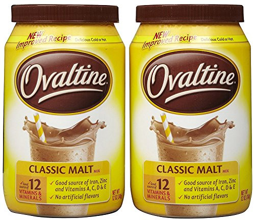 Ovaltine Classic Malt 12 Ounce Pack Of 2