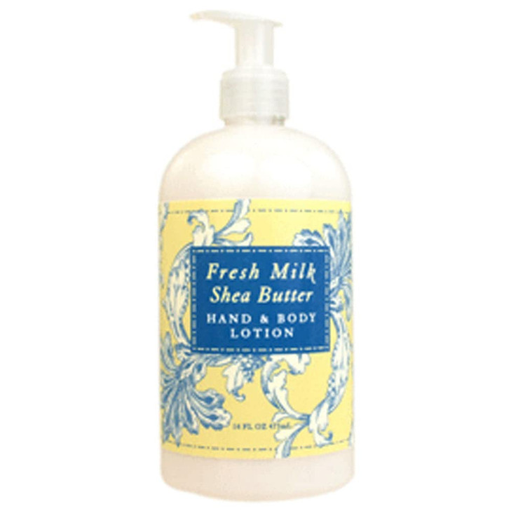 Greenwich Bay Trading Company Hand And Body Lotion Fresh Milk Shea Butter 16 Ounce R2X003