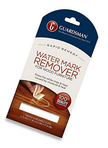 Guardsman Reusable Water Mark Remover Cloth Wood Cleaner For White Rings And Haze Caused By Moisture And Heat 1 Count