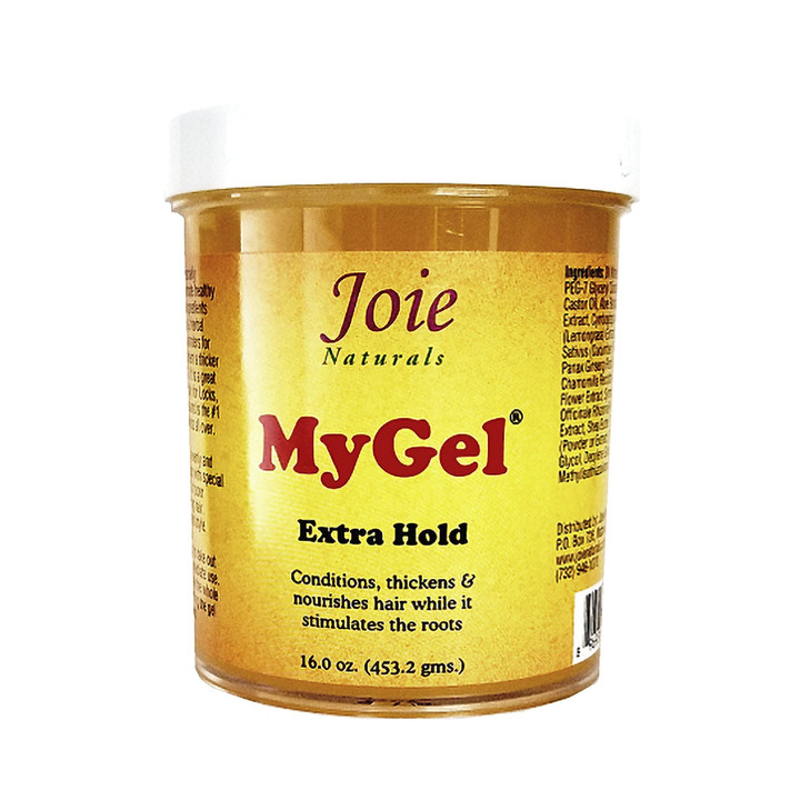 Joie Naturals Mygel Extra Hold Hair Gel For Men And Women Styling Gel For Curly Hair 16 Ounces