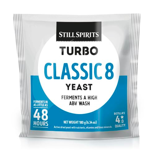 Still Spirits Turbo Classic 8 Yeast Fermentation Blend Pack Of 5