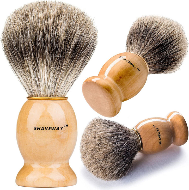 Shaveway 100 Percent Pure Badger Shaving Brush