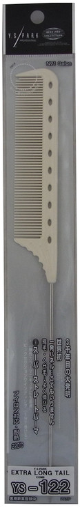 Ys Park Comb 122 Extra Long Tail White