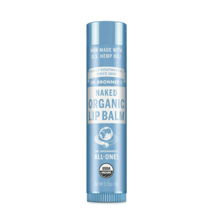 Dr. Bronner S Organic Lip Balm Naked 0.15 Oz